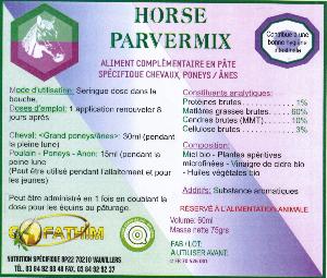 HORSE PARVERMIX